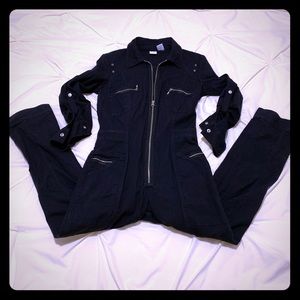 Trendy black Armani Exchange jumpsuit (size 2).
